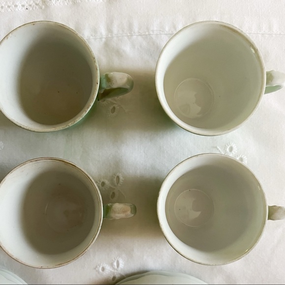 Vintage “Real” S. Paolo Brazil Porcelain Green Demitasse/Espresso Cup/Saucer, 6 - Picture 4 of 10